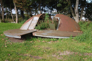 105 mm. kuppel til tysk FLAK