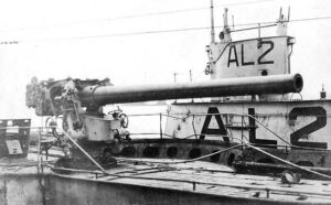15 cm marinekanon i Sikringsstilling Nord