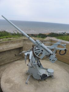 Tysk 37 mm. FLAK kanon på Bangsbofortet