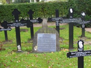 Grave fra 1864 på Flensborg gamle kirkegård