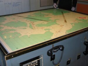 Stevnsfortets plotterbord