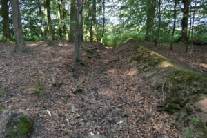 Rampe til stormbåde 1864 i Sottrup Storskov