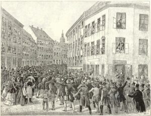 Folketog i København 1848