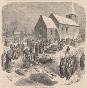 Grave fra 1864 på Kosel