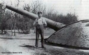 15 cm. marinekanon i Gammelskov Batteri