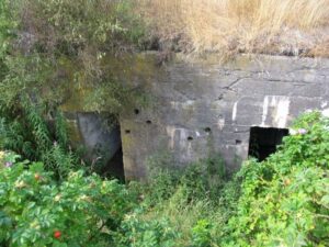 Intakt maskingeværbunker på Gasse Høje