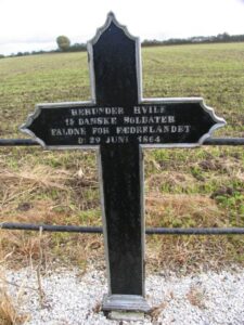 Gravsted på Kær 1864