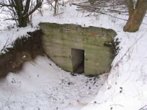 Kirkehøj batteri, bunker
