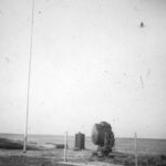 Lyskaster på stranden Hornbæk