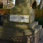 Bagside af dansk monument 1848-50 Aabenraa