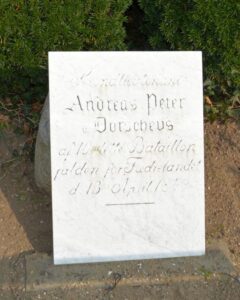 Dansk gravsten 1849 Augustenborg