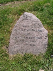 Mindesten for J.P. Behrens på Dybbøl