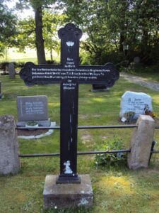 Preussisk grav på Broderby 1864