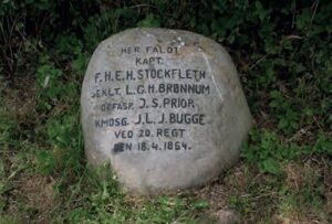 Mindesten for Brønnum, faldet på Dybbøl 1864