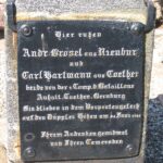 To Hostenske grave Dybbøl kirke