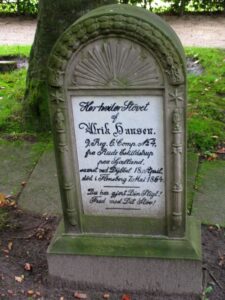 Dansk grav fra Dybbøl 1864 på Sct. Mariae kirkegård i Flensborg