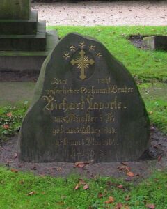 Preussisk grav 1864 på Sct. Mariae kirkegård i Flensborg