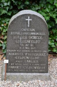 H.S. Gyndelfeldt's gravsted på Garnisons kirkegård