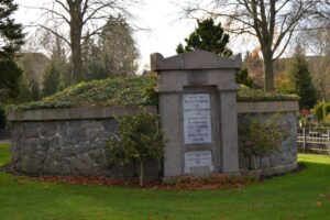 Mindesmærke på Kolding Kirkegårs over faldne 1848 og 1864