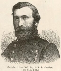 Kaptajn S.U.R. Lundbye, faldet i skanse IV på Dybbøl 1864