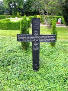 Preussisk grav fra Hvilhøj 1864 på Rinkenæs Kirkegård