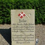 Grav for falden dansk husar Rised Kirkegaard