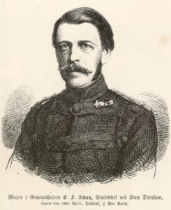 Major Ernst F. Schau, faldet på Dybbøl 1864