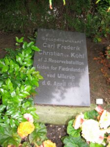 Dansk grav Sønderborg Sankt Marie 1849