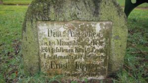 Preussisk grav erfter Mysunde 1864 på Kosel kirkegård