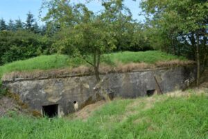 St. Borgbjerg observationsbunker, strube med trappe