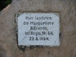 Arnkil Mindesten på landingsstedet 1864 Arnkil