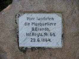 Arnkil Mindesten på landingsstedet 1864 Arnkil