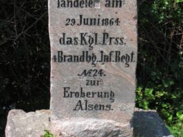 Arnkil Preussisk mindesten på Als 1864