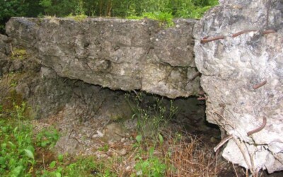 Batteriet Arrild Præsteskov Batteriet i Arrild Præsteskov, sprængte rester