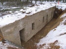 Bunker i Arrild Ferieby Udgravning af bunker fra 1. verdenskrig i Arrild Ferieby