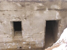 Bunker i Arrild Ferieby Bunker "Elfriede" i Arrild Ferieby, indgangen