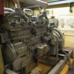 Langelandsfort maskinbunker Langelandsfortet, B&W-motor til generator