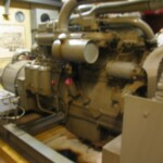 Langelandsfort maskinbunker B&W-motor på Langelandsfortet