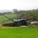 Langelandsfortet artilleri Langelandsfortets batteriområde 15 cm kanon