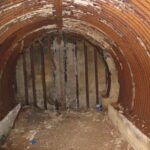 Lerskov Batteri Bølgeblikrum i sanitetsrum Lerskov Batteri