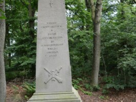 Krigsfangegrave Løgumkloster Monument på gravpladsen fra 1917 i Løgumkloster