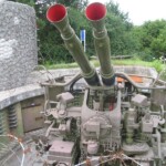 Langelandsfortets luftværn Der var en nordligt og et sydligt luftværnsbatteri på Langelandsfortet