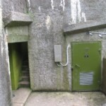 Langemandsfortet maskinbunker Maskincentral Langelandsfortet, trappe til nærforsvaret