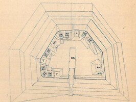 Tegning 1867 Tegning 1867 i Tidsskrift_for_Krigsvæsen af skanse II