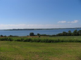 Skanse II Dybbøl Udsigt skanse II på Dybbøl til Broager hvor de Preussiske kanoner stod