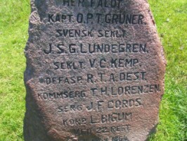 Skanse II Dybbøl Mindesten for faldne i skanse II på Dybbøl 1864