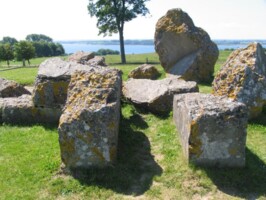 Dansk skanse IV De sprængte rester af ammunitionsmagasinet i skanse IV på Dybbøl