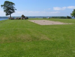 Dansk skanse IV Grundplanen af blokhuset i skanse IV på Dybbøl