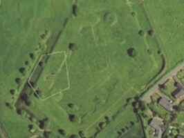 Dansk skanse IX Luftfoto dansk skanse IX på Dybbøl Banke
