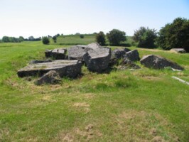 Dansk skanse VIII Det sprængte ammunitionsmagasin i skanse VIII på Dybbøl Banke 1864